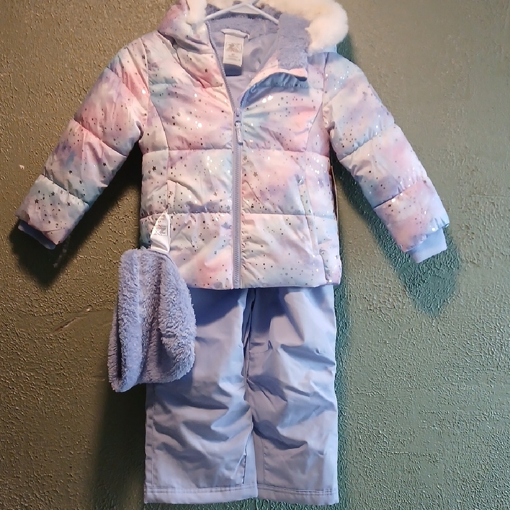Bramd New Neber Worn ZeroXposur Starry Pastel Snowsuit Set